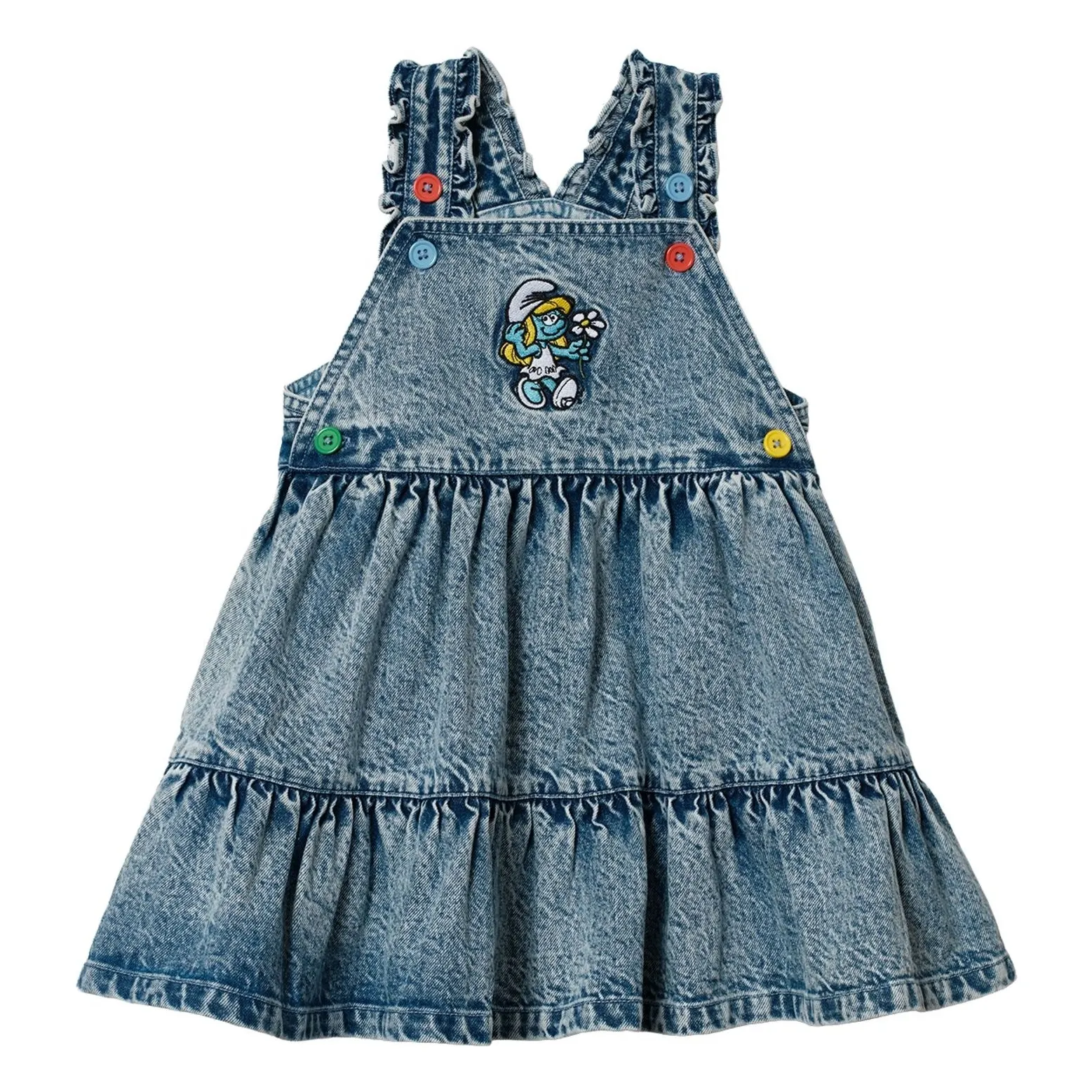 Goldie + Ace Blue Denim Dress - X Schtroumpfs