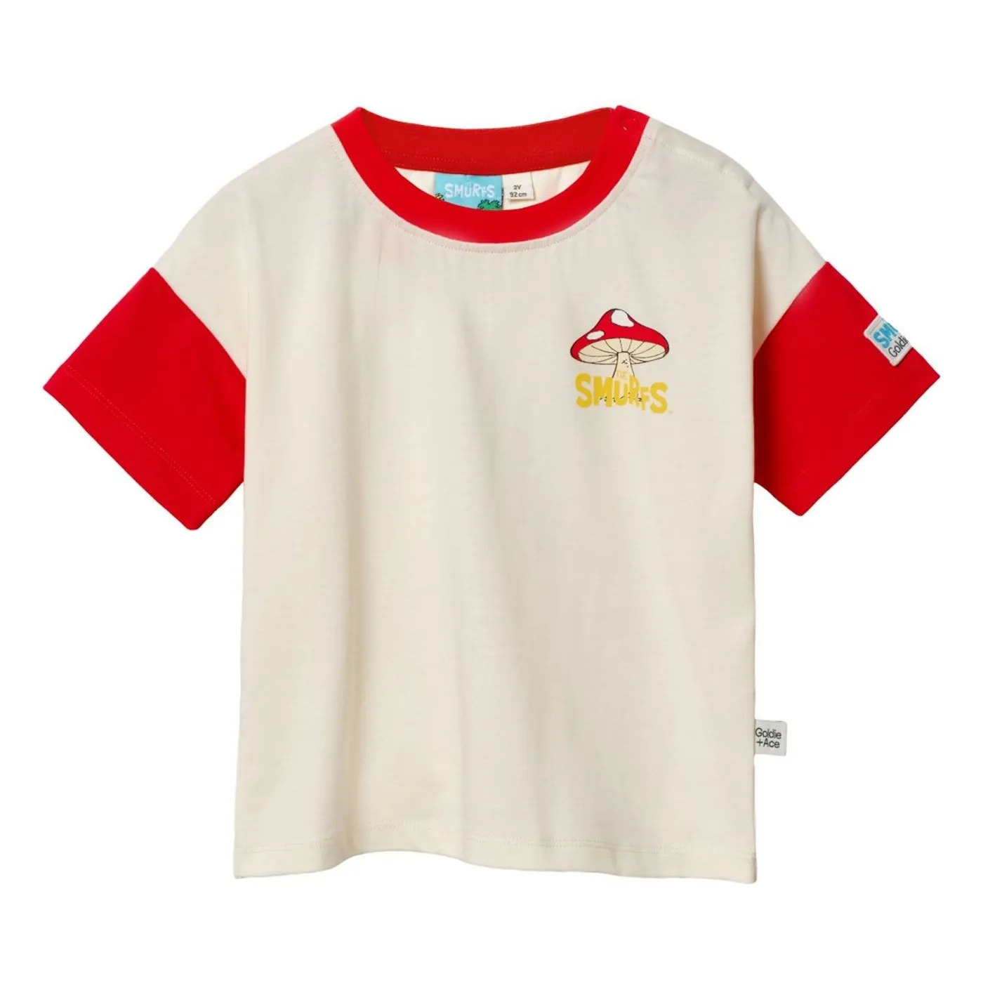 T-shirt - Goldie + Ace x Schtroumpfs | Ecru- Image produit n°4