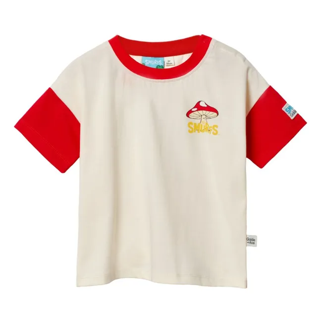 T-shirt - Goldie + Ace x Schtroumpfs | Ecru