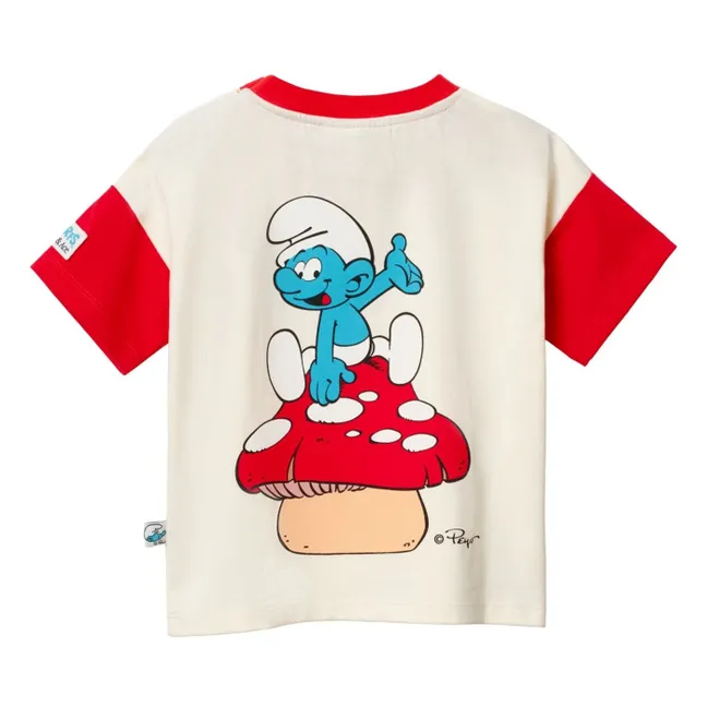 T-shirt - Goldie + Ace x Schtroumpfs | Ecru