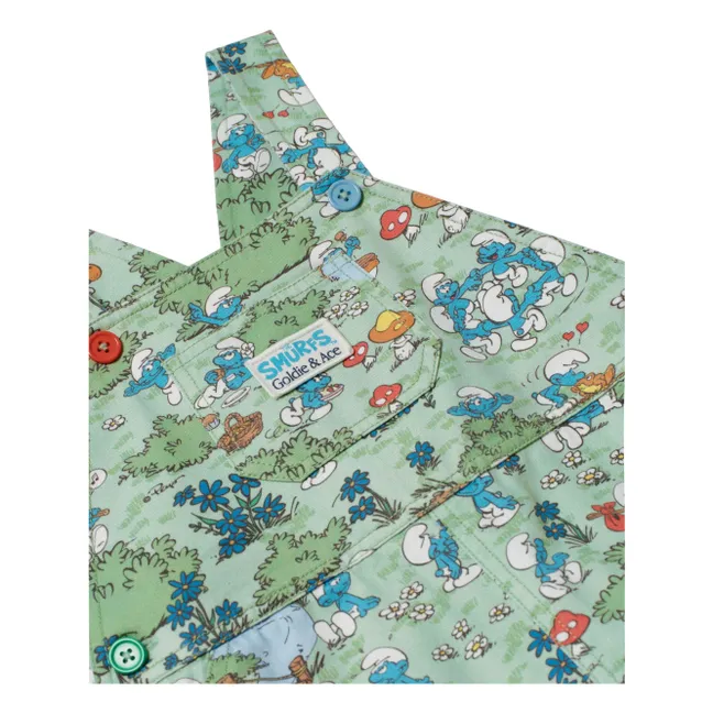 Salopette Short - Goldie + Ace x Schtroumpfs | Vert