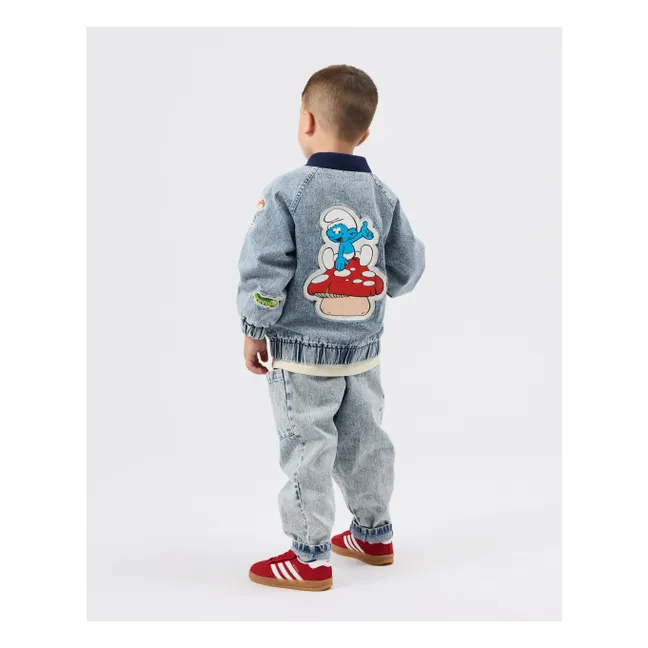 Blouson Denim - Goldie + Ace x Schtroumpfs | Bleu