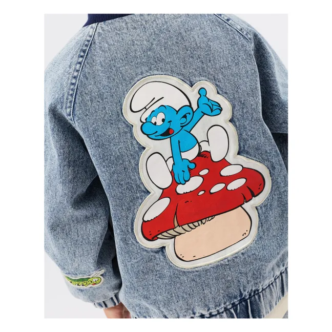 Blouson Denim - Goldie + Ace x Schtroumpfs | Bleu