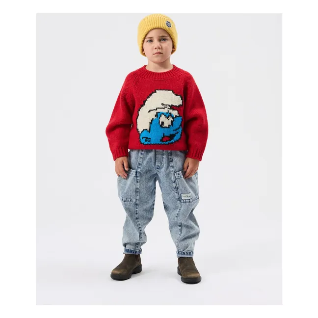 Pullover - Goldie + Ace x Schtroumpfs | Red