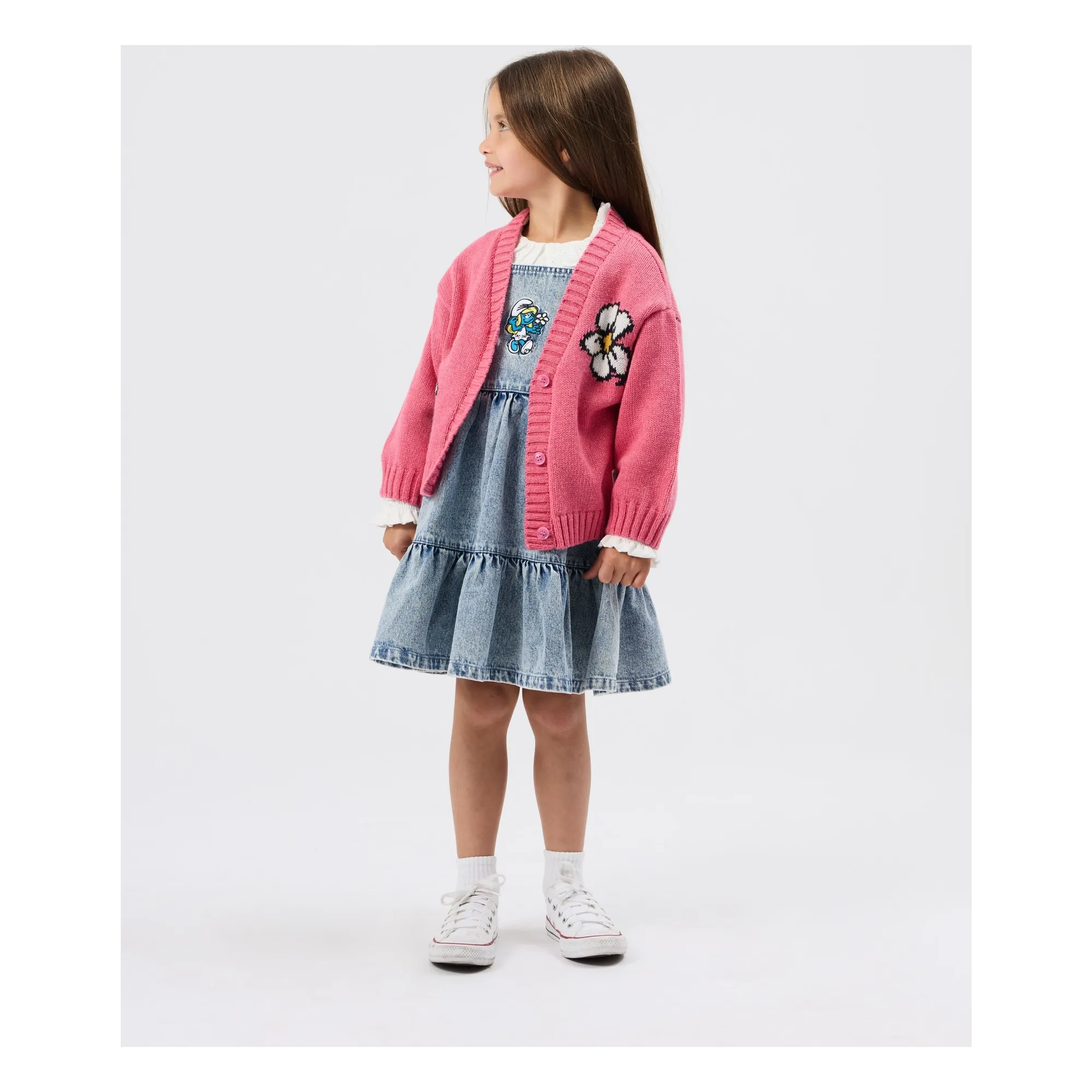 Robe Denim - Goldie + Ace x Schtroumpfs | Bleu- Image produit n°7