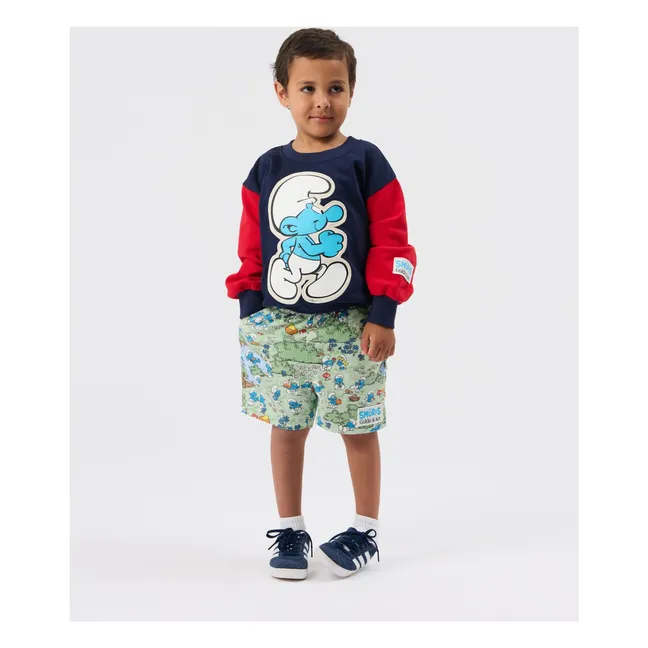 Sweat - Goldie + Ace x Schtroumpfs | Bleu marine