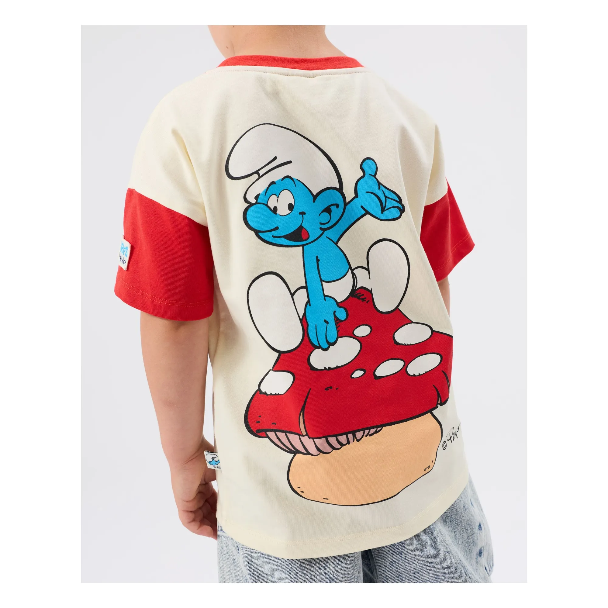 T-shirt - Goldie + Ace x Schtroumpfs | Ecru- Image produit n°2