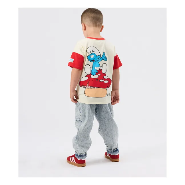T-shirt - Goldie + Ace x Schtroumpfs | Ecru