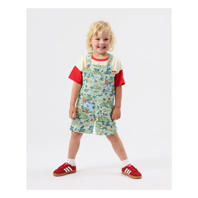 Salopette Short - Goldie + Ace x Schtroumpfs | Vert