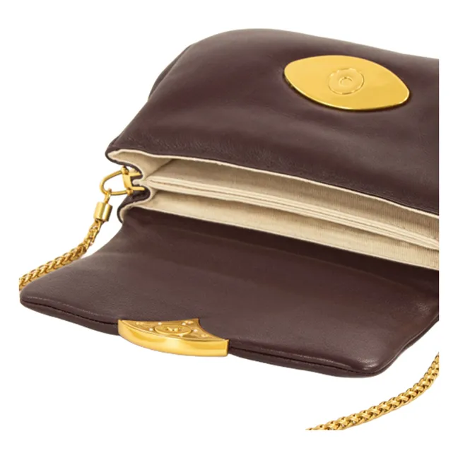Sac Diviluz Puffy Cuir | Taupe