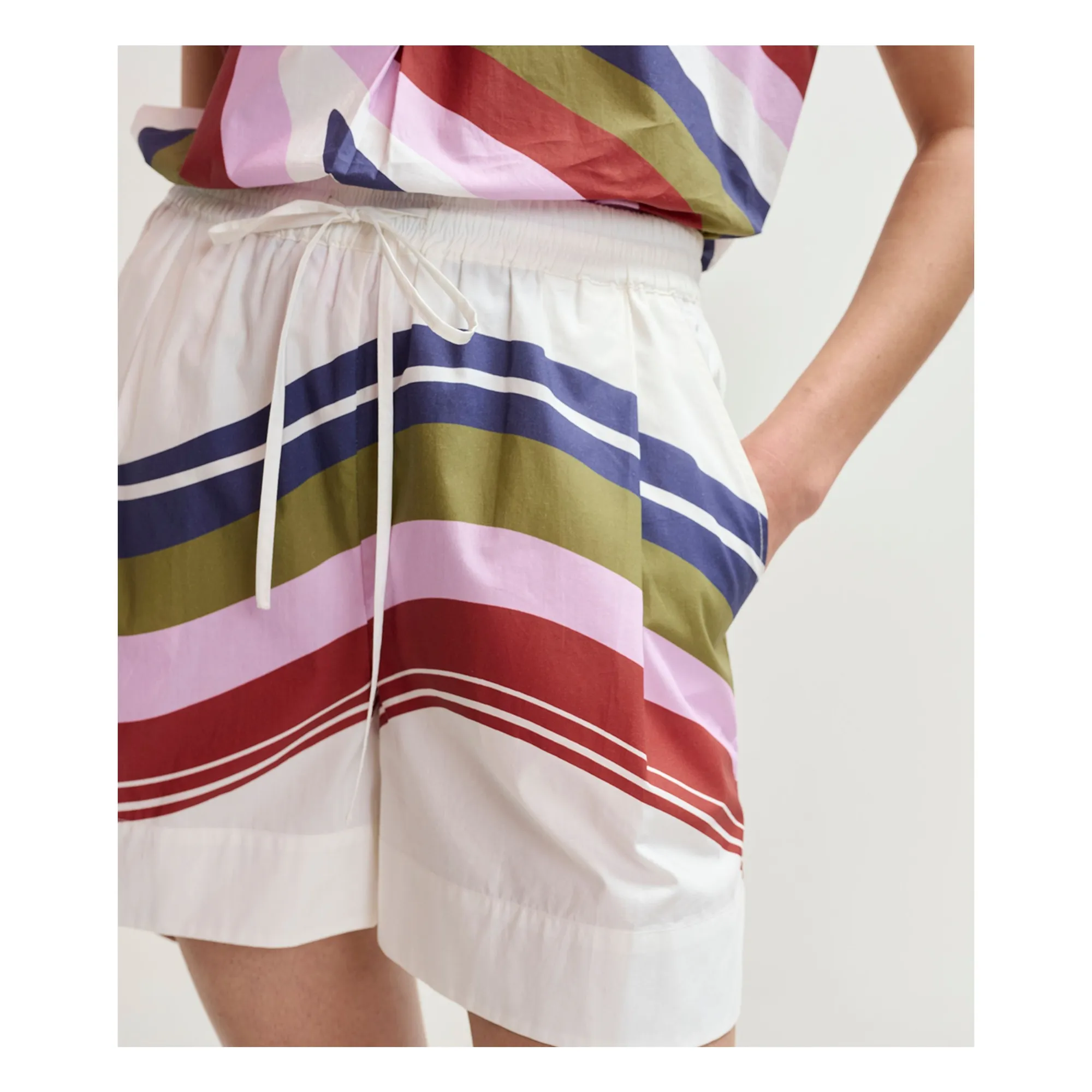 Short Jive Coton | Bleu- Image produit n°4