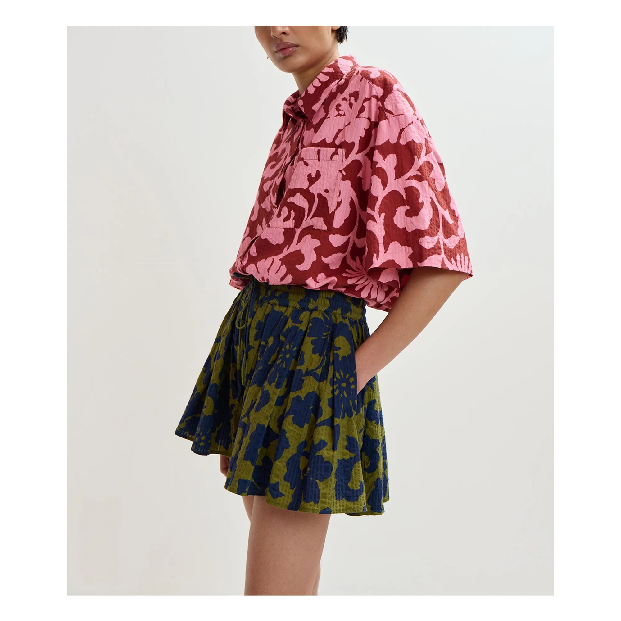 Short Jittery Coton | Avocat- Image produit n°3