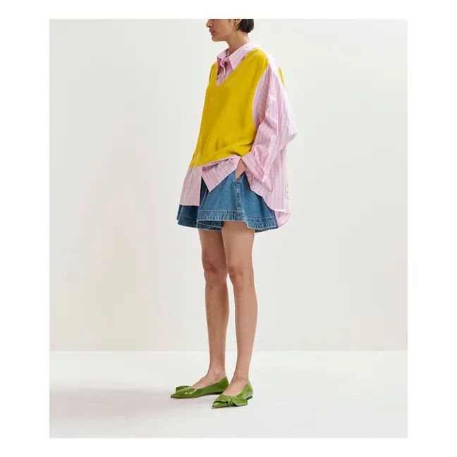 Chemise Combo Jit | Jaune citron