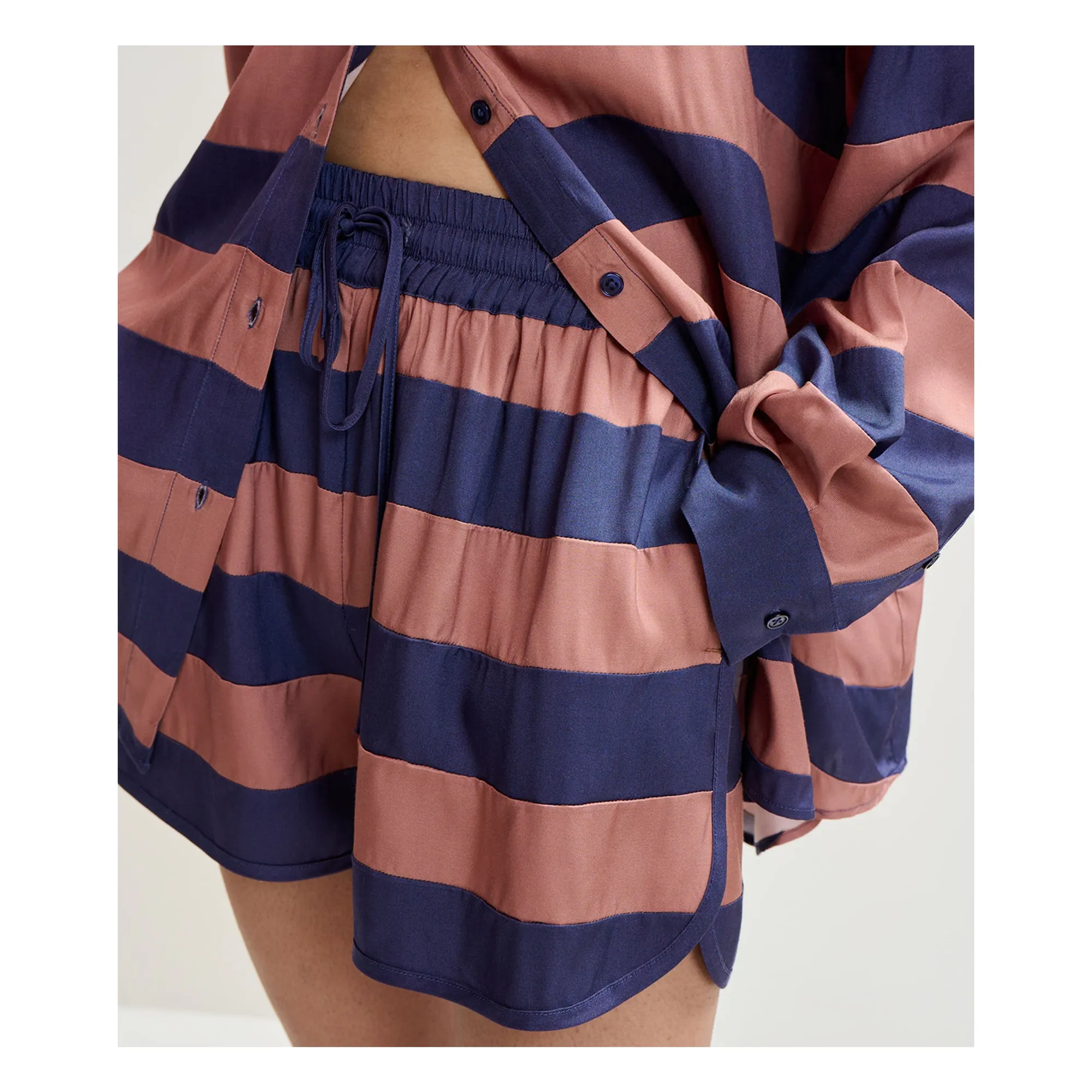 Short Rayures Jalana | Bleu- Image produit n°4