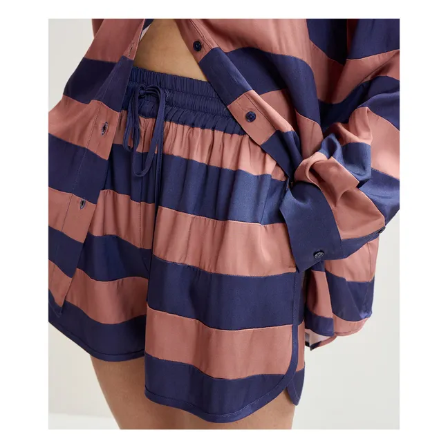 Short Rayures Jalana | Bleu