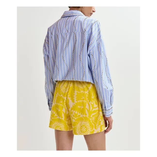 Short Jorton Eponge | Jaune citron