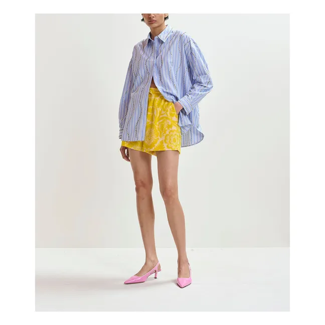 Short Jorton Eponge | Jaune citron
