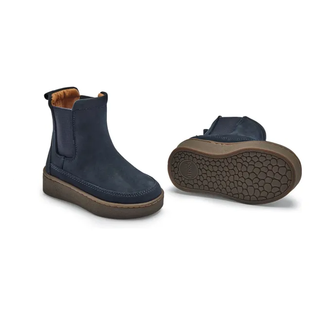 Boots Bojeh Nubuck | Bleu marine
