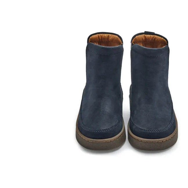 Boots Bojeh Nubuck | Bleu marine