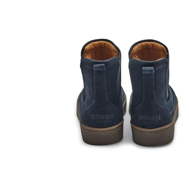 Boots Bojeh Nubuck | Bleu marine
