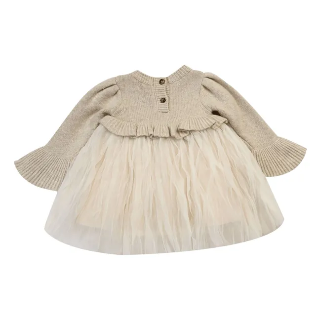 Robe Bi-Matière Paulien | Craie
