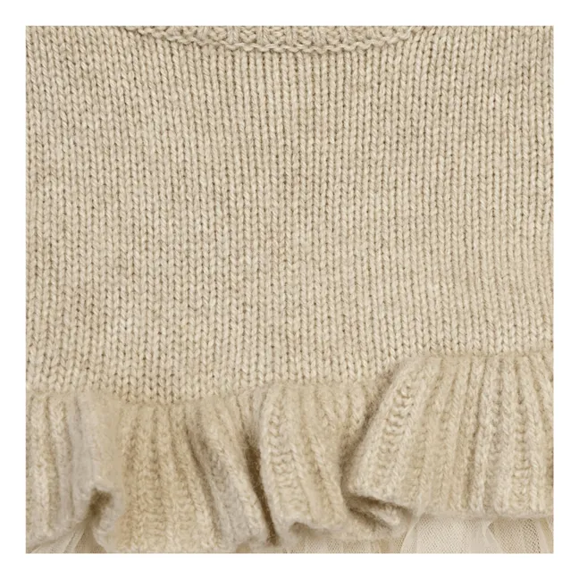 Robe Bi-Matière Paulien | Craie