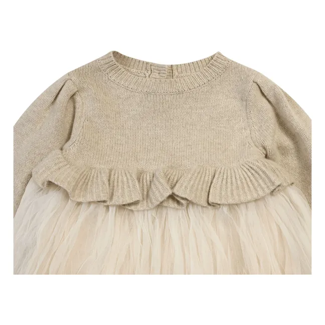 Robe Bi-Matière Paulien | Craie