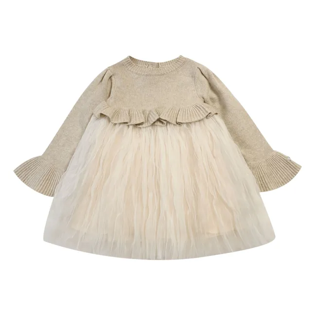 Robe Bi-Matière Paulien | Craie