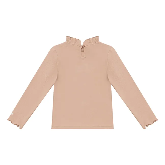 Pull Maille Fine Milah Coton Bio | Rose pêche