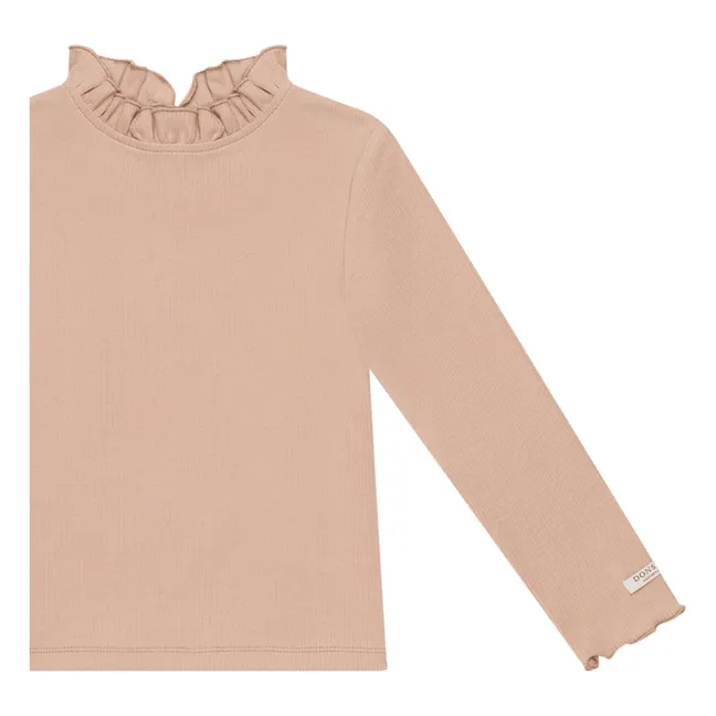 Pull Maille Fine Milah Coton Bio | Rose pêche