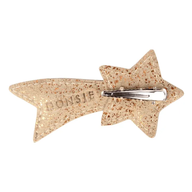 Barrette Wonda Etoile Filante Irisée | Beige rosé