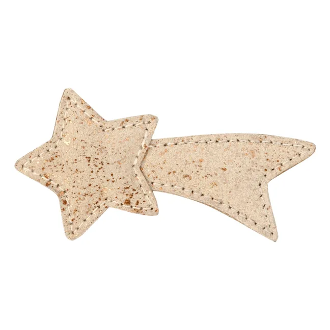 Barrette Wonda Etoile Filante Irisée | Beige rosé