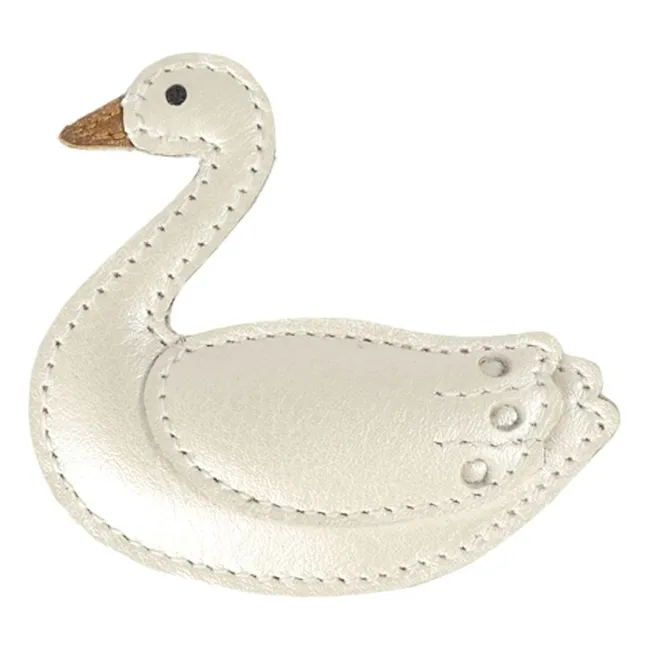 Barrette Chiem Cygne Irisée | Blanc