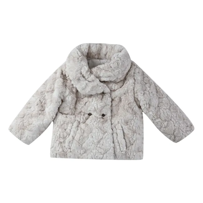 Manteau Fourrure Noekie | Ecru