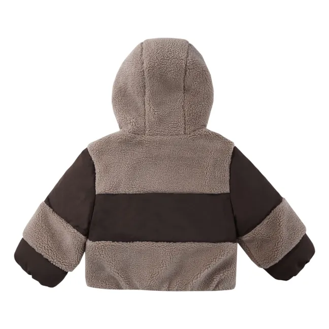Manteau Bi-Matière Damian | Marron