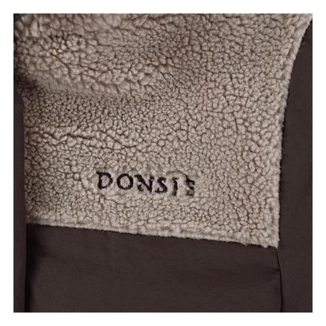 Manteau Bi-Matière Damian | Marron