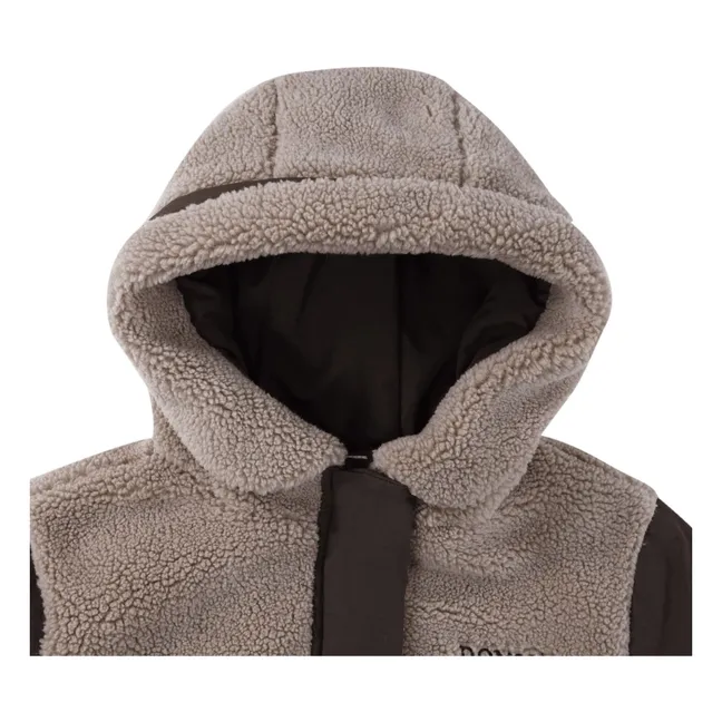 Manteau Bi-Matière Damian | Marron