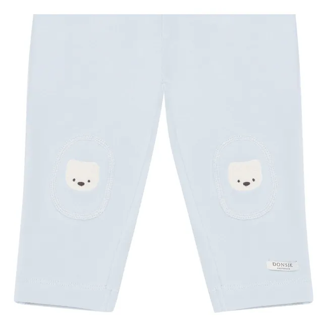Pantalon Joek Ours Polaire Coton Bio | Bleu Glacier