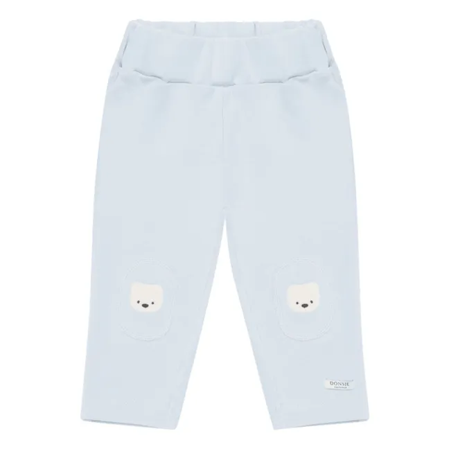 Pantalon Joek Ours Polaire Coton Bio | Bleu Glacier