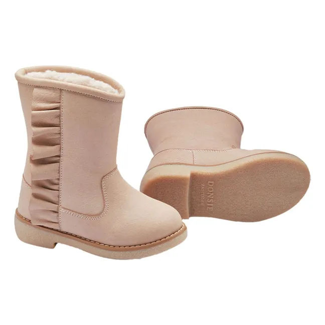 Boots Volant Kirsti | Rose poudré