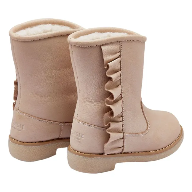 Boots Volant Kirsti | Rose poudré