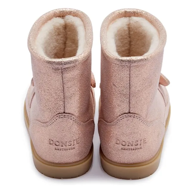 Boots Fourrées Xelly Irisées | Rose