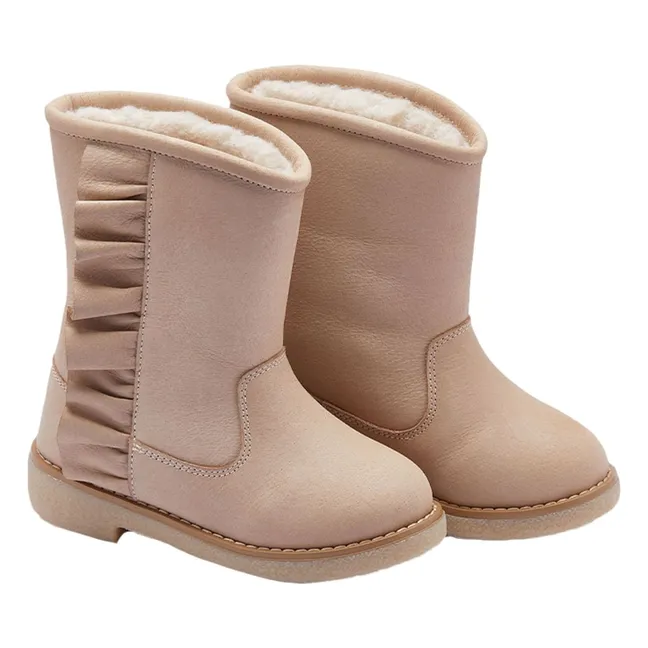 Boots Volant Kirsti | Rose poudré