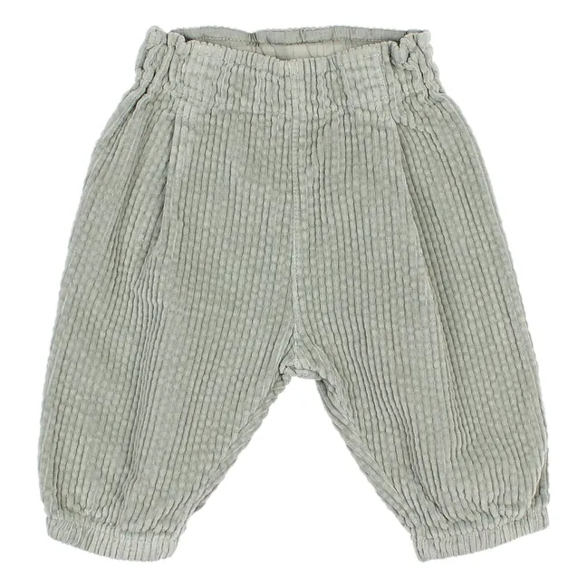 Pantalon Velours Côtelé | Eucalyptus