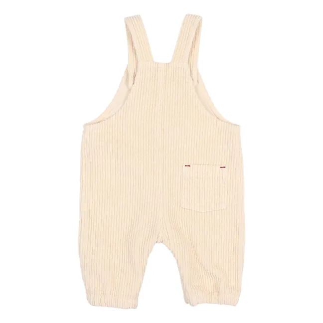 Salopette Poche Velours Côtelé | Beige