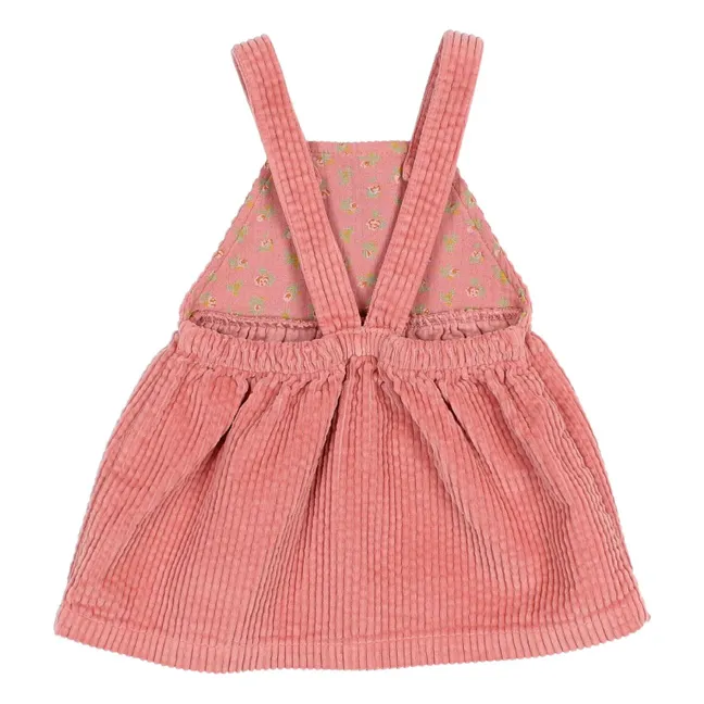 Robe Velours Côtelé | Rose