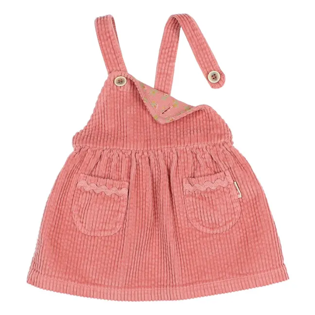 Robe Velours Côtelé | Rose