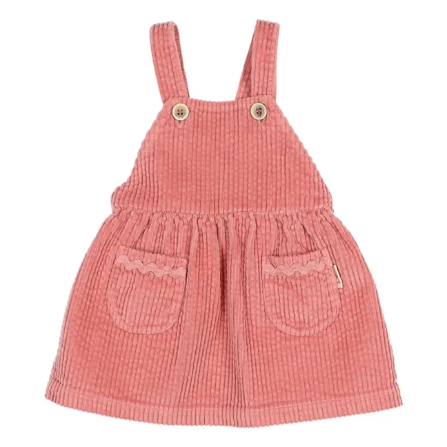 Robe Velours Côtelé | Rose