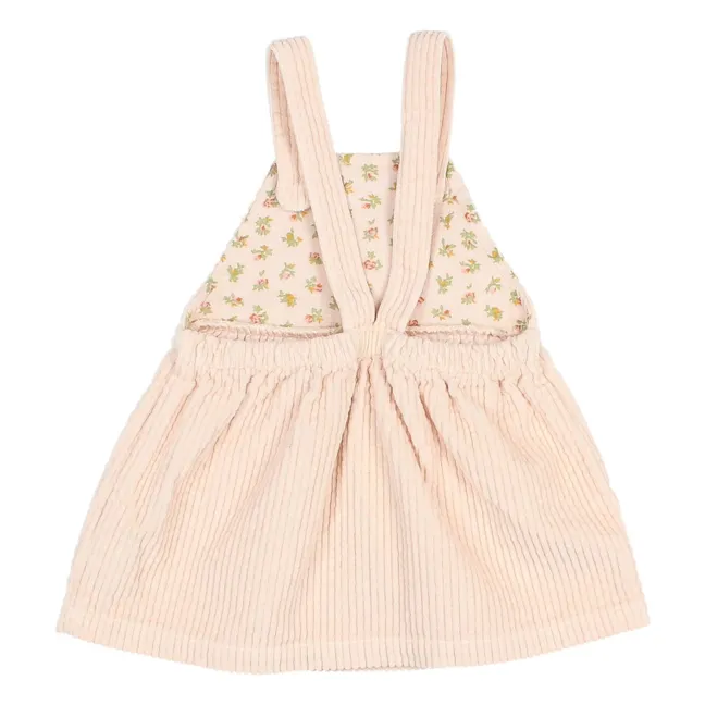 Robe Velours Côtelé | Rose pâle
