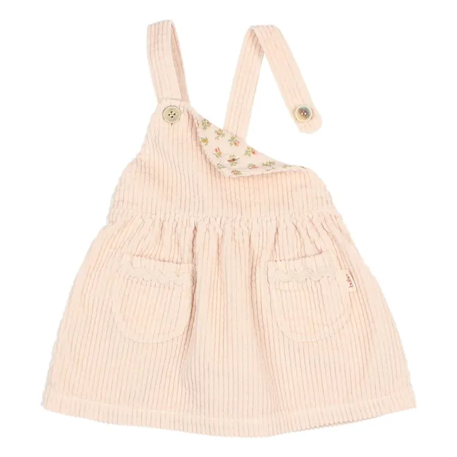 Robe Velours Côtelé | Rose pâle